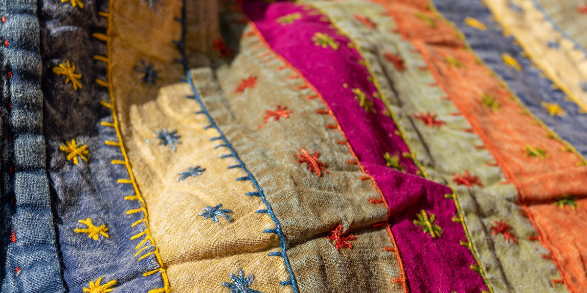 Evoke your senses with colour & textures