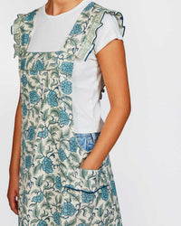 ANUSHKA Flax Linen Blockprint Apron