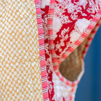 NAYNA Quilted Blockprint Gilet