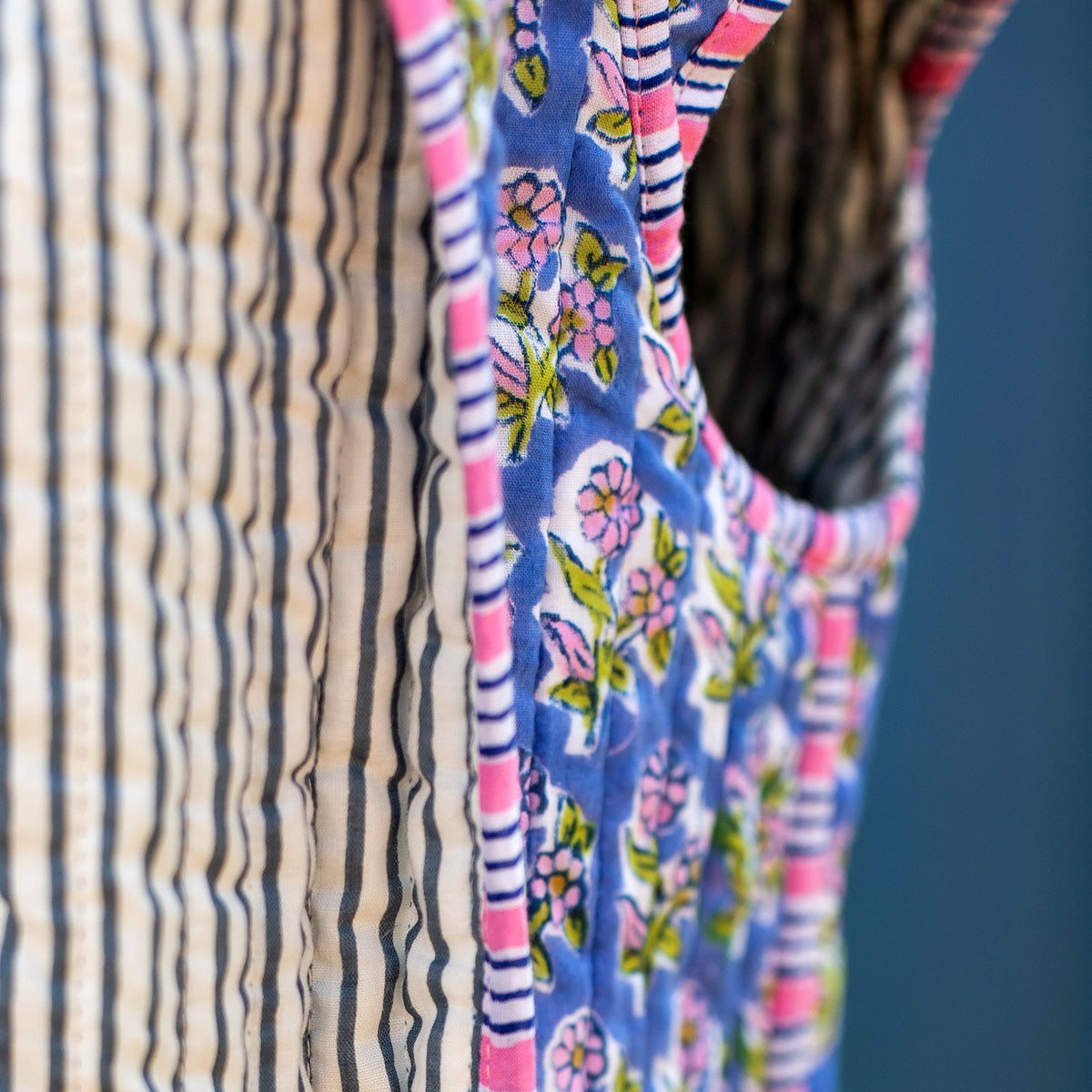 ANYA Quilted Blockprint Gilet