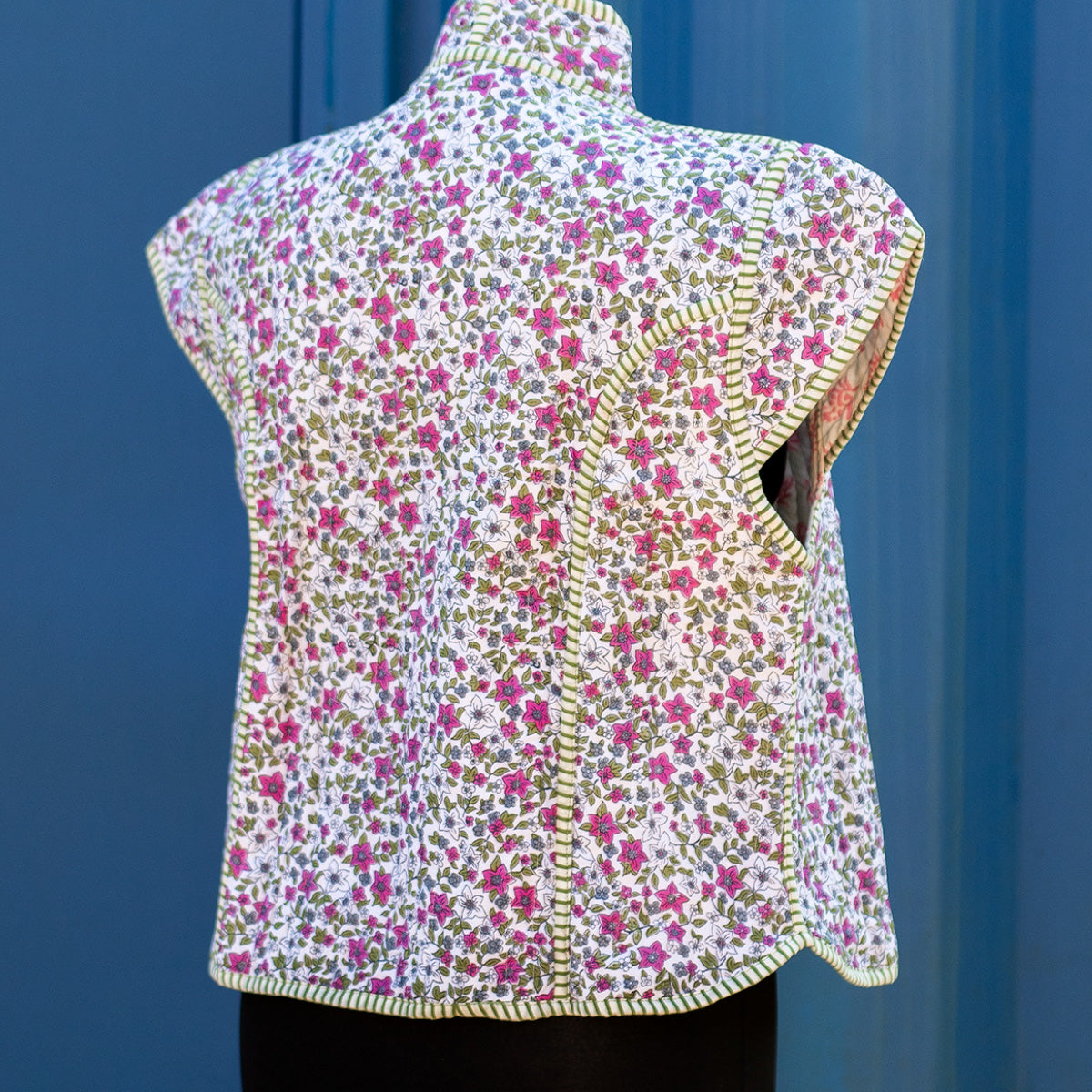 MEADOW Quilted Blockprint Gilet