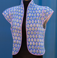 ANYA Quilted Blockprint Gilet