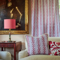 RUBY RU Blockprint Square Cushion
