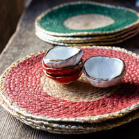 CABANA Claret Jute Placemats SET OF 4