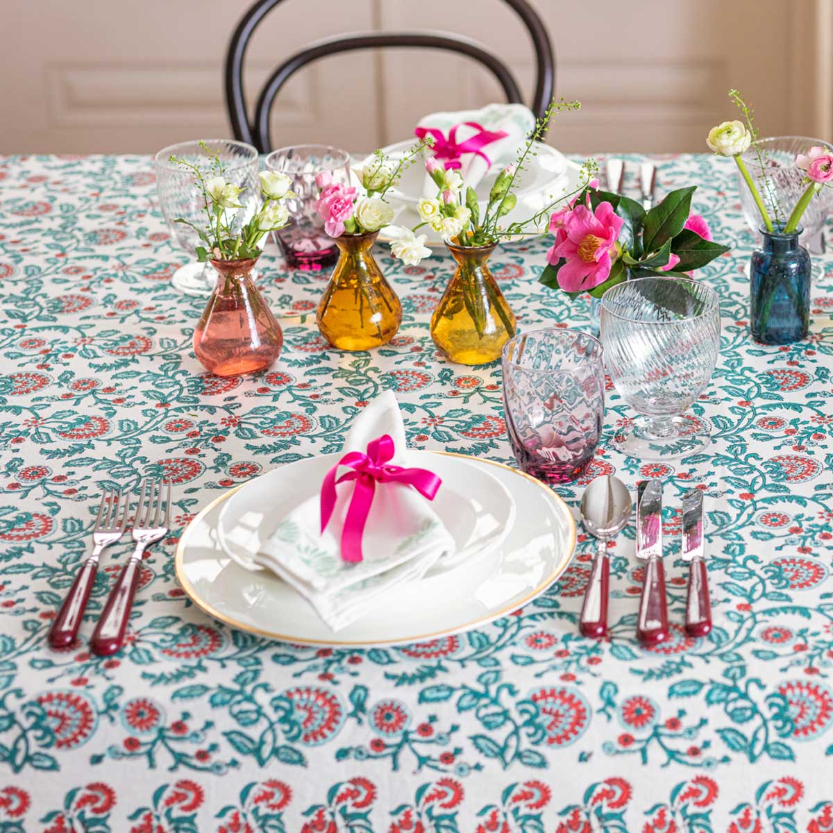 SHALIMAR Blockprint Tablecloth