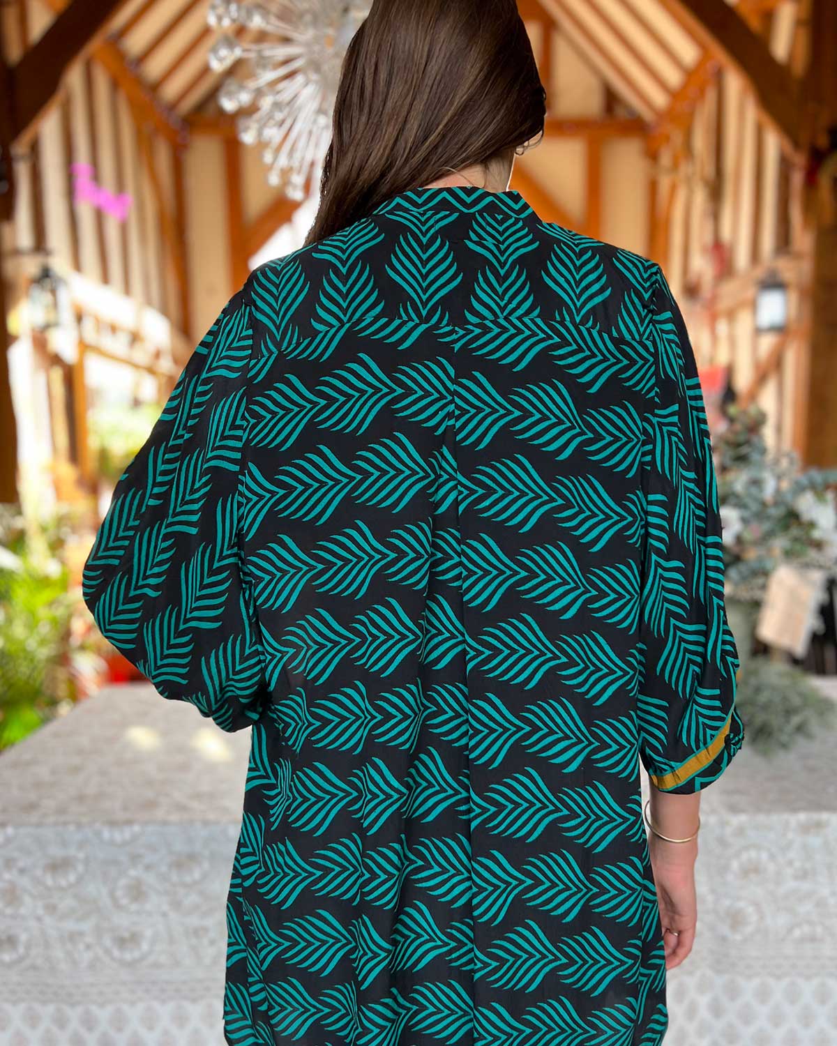 PUSHKAR Silk Shirt Dress