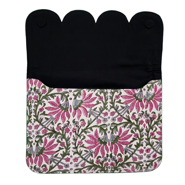 NARGIS Blockprint Cotton iPad/ Laptop Sleeve