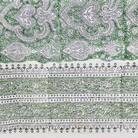 BAROQUE JADE Blockprint Tablecloth