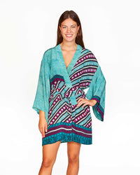 silk dressing gowns, silk robes, silk kimono, faro kimono, faro clothing, saree kimono, saree dressing gowns