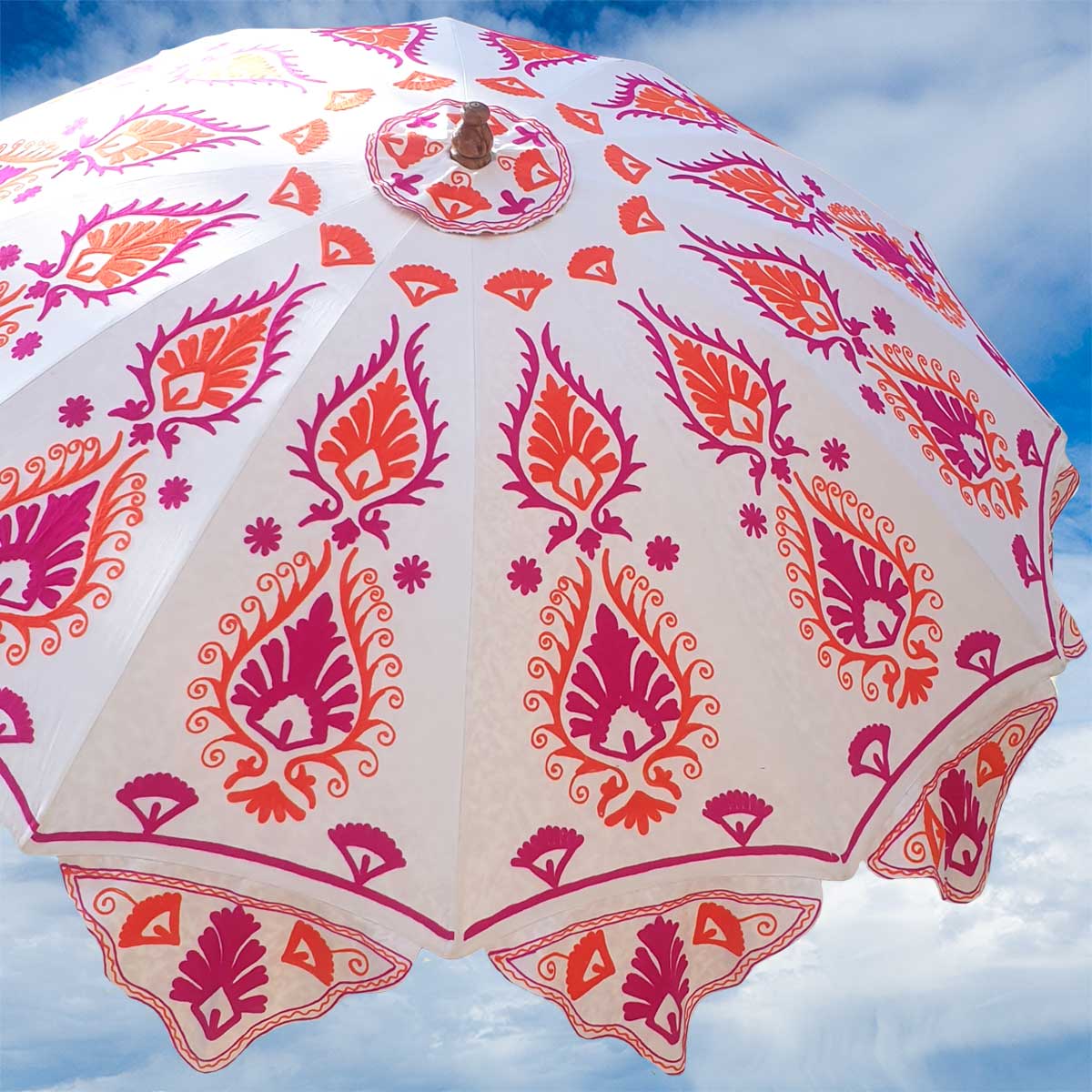 RANI SUZANI Embroidered Garden Parasol – FARO