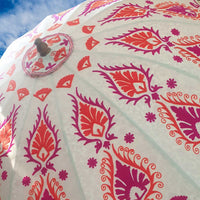 RANI SUZANI Embroidered Garden Parasol