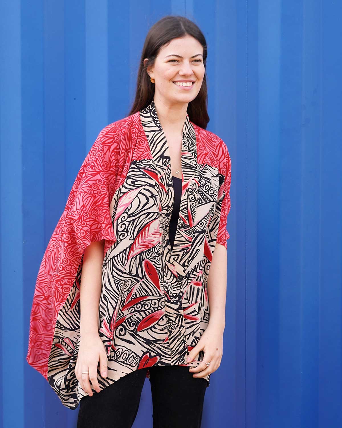SORAYA Silk Swing Jacket