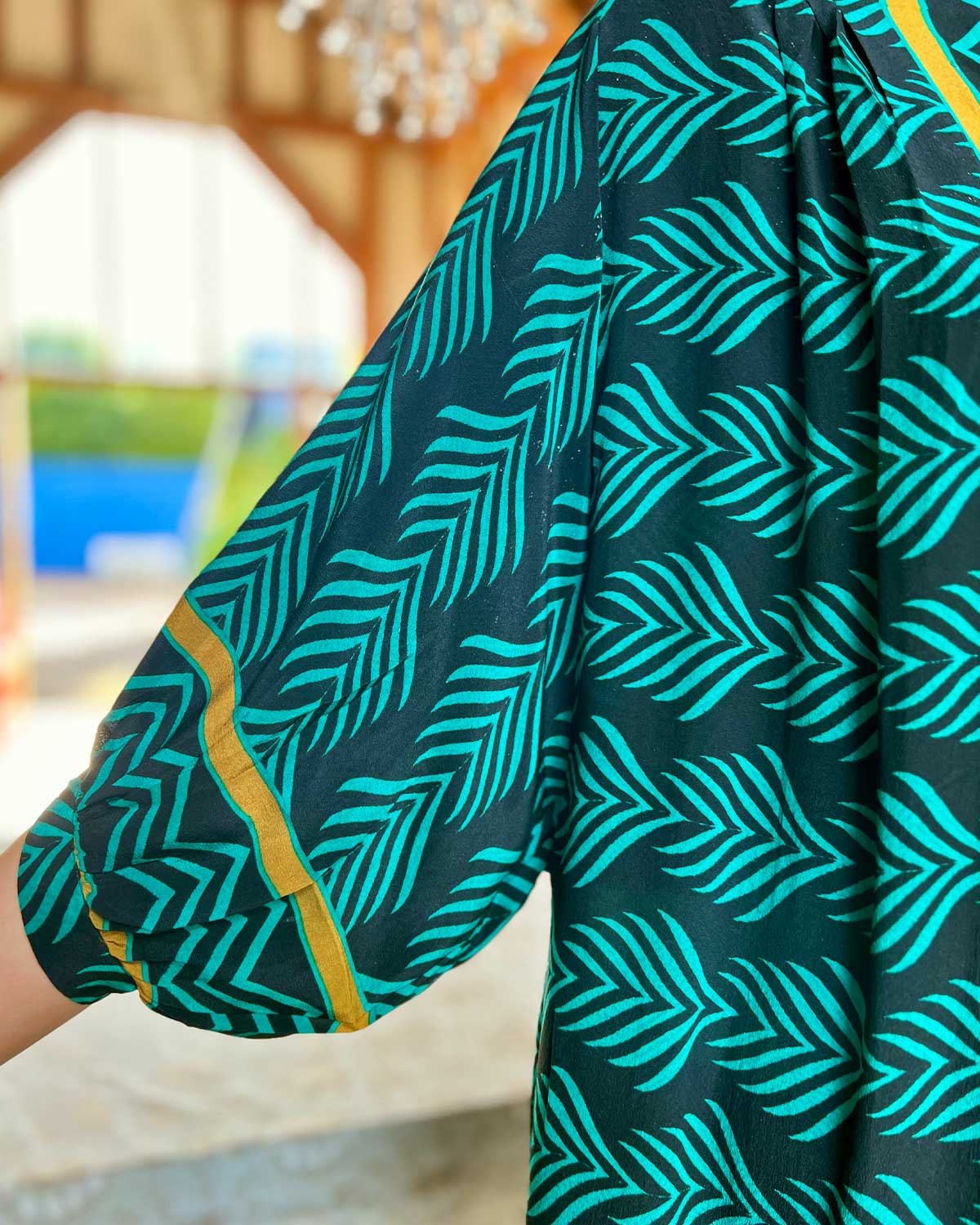 PUSHKAR Silk Shirt Dress