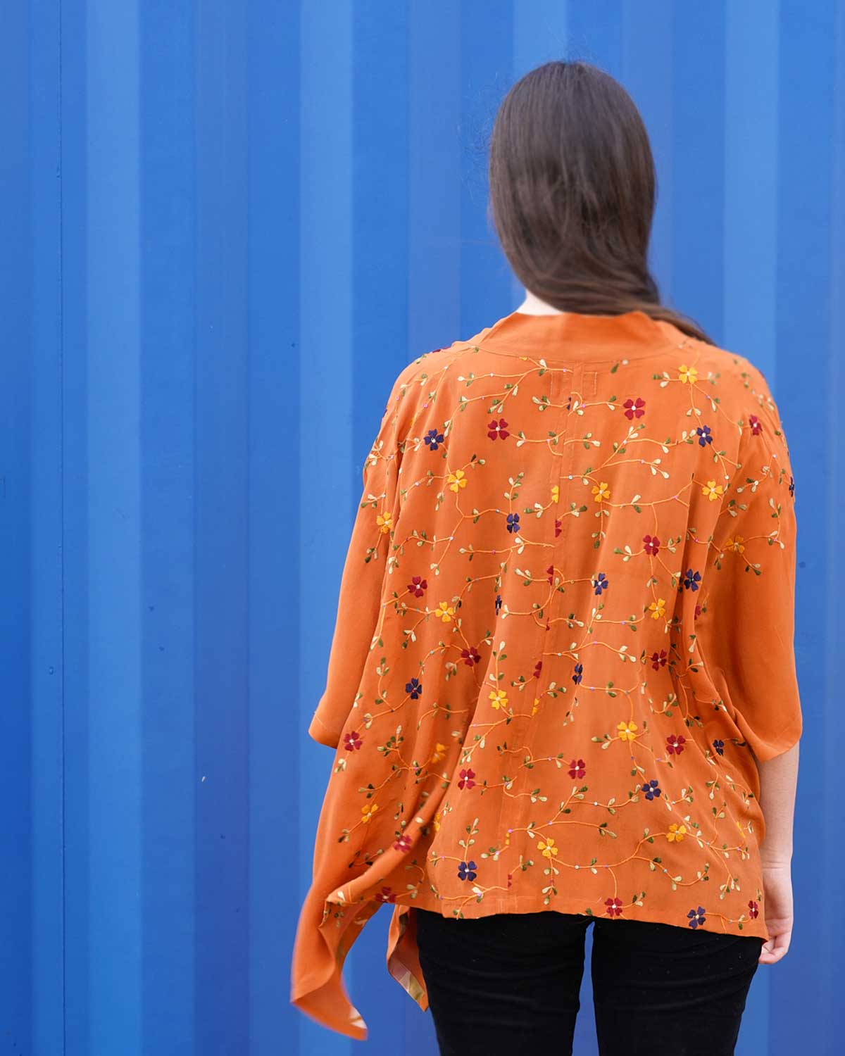 DEVIKA Silk Swing Jacket