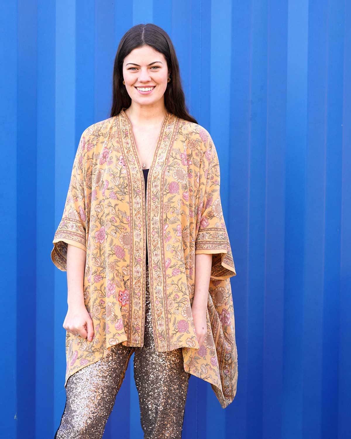 ZAINA Silk Swing Jacket