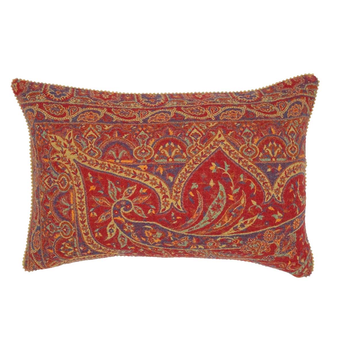 SAMBA Wool Jamevar Velvet Cushion