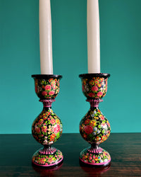 BAGH Noir Candle Holder (Pair)