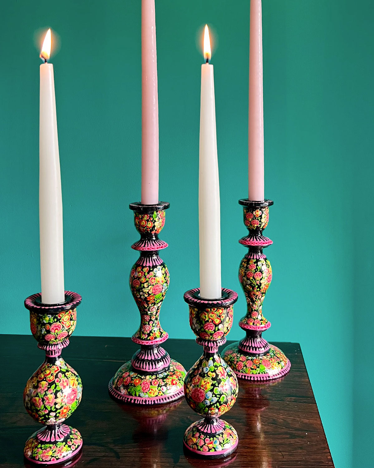 BAGH Noir Candle Holder (Pair)