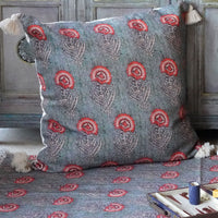 AMBER Dhurry Cotton Floor Cushion