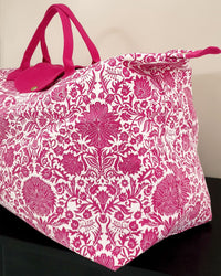 HOT PINK Canvas Weekend Bag