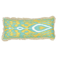 PERO Fringed Ikat Cushion