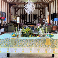LIMON Blockprint Tablecloth
