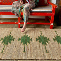 TANTRA Pine Gold Handmade Hemp Jute Floor Runner