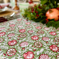 SAIRA Blockprint Tablecloth