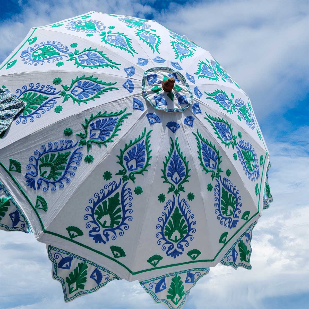 NUR SUZANI Embroidered Garden Parasol