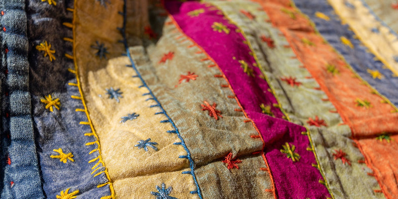 Evoke your senses with colour & textures