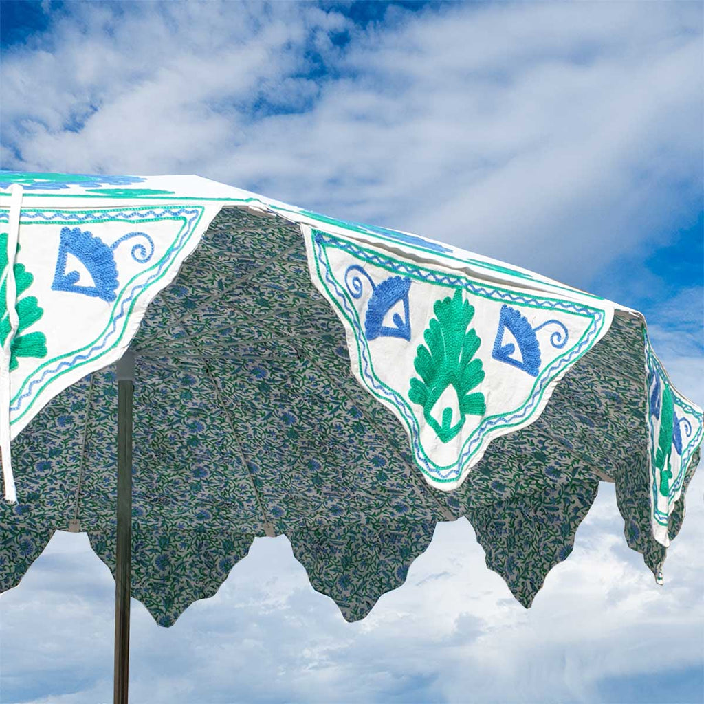 garden parasols, embroidered parasol, sun parasols