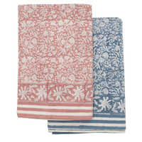 FLORENCE Rose Blockprint Tablecloth