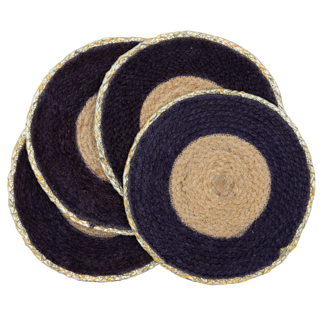 DENIM Natural Jute Placemats SET OF 4