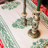 table runner, block print table runner, christmas table linen, TABLE RNNERS