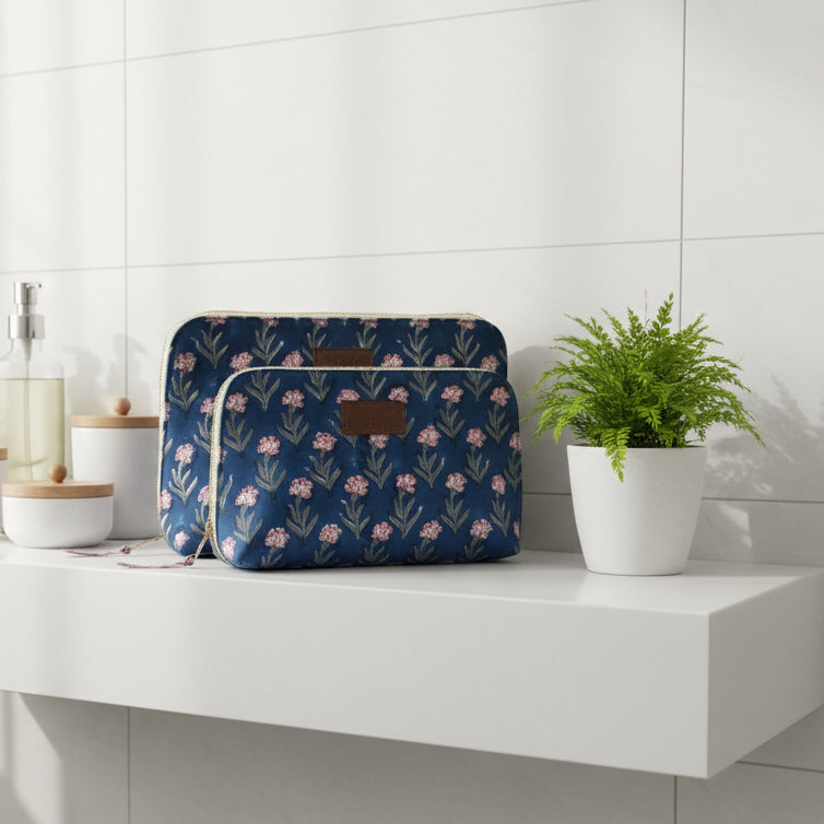 ZARAH Blockprint Wash Bag