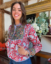 CARA Patchwork Short Quilted Cotton Jacket