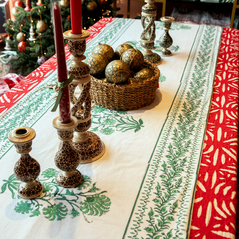 JEHAN Blockprint Table Runner