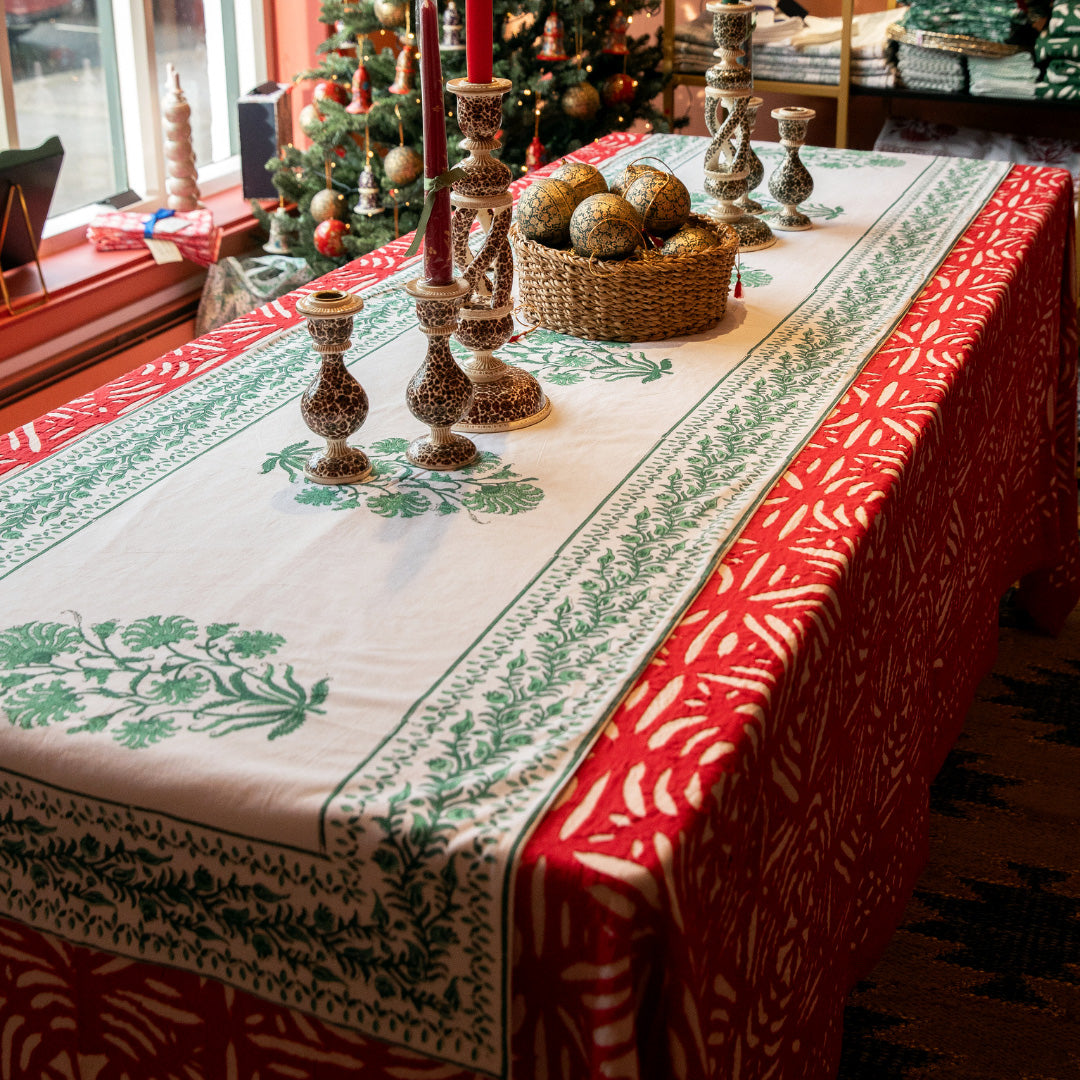 JEHAN Blockprint Table Runner