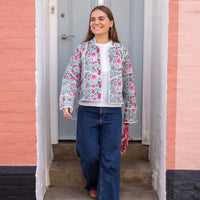 FLEUR Short Quilted Cotton Jacket