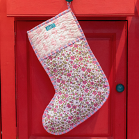 JIYA Festive Quilted Blockprint Stockings