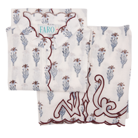 AMARIS Embroidered Long Cotton Pyjamas