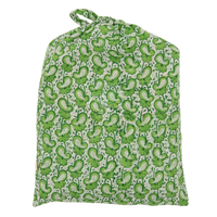 LUNA Verde Blockprint Long Cotton Pyjamas