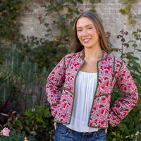 ELIZA Short Quilted Cotton Jacket
