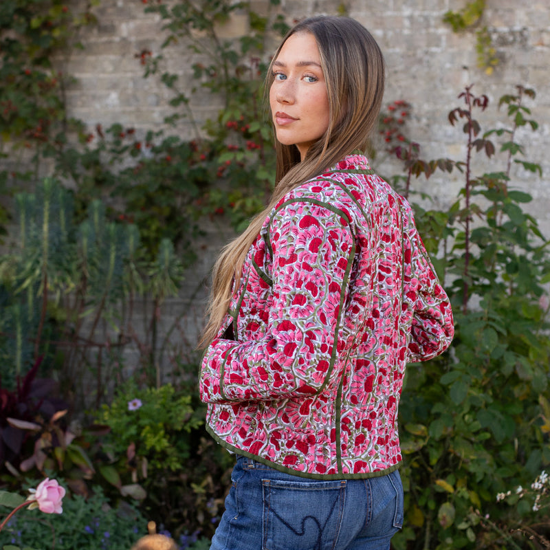 ELIZA Short Quilted Cotton Jacket