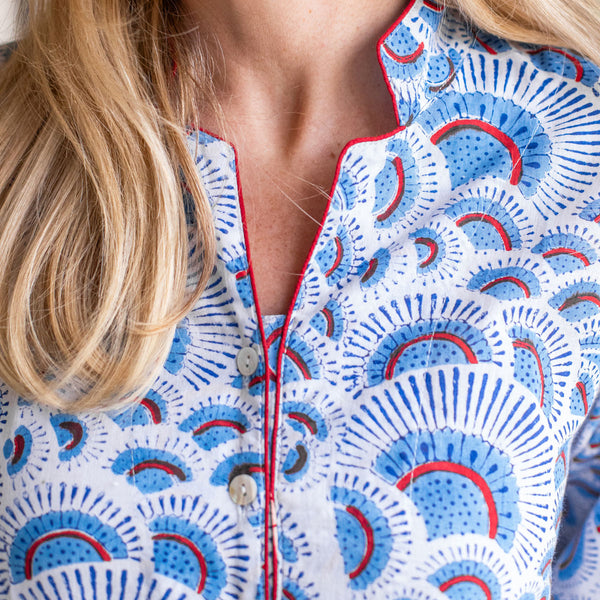 ANORA Blockprint Night Shirt