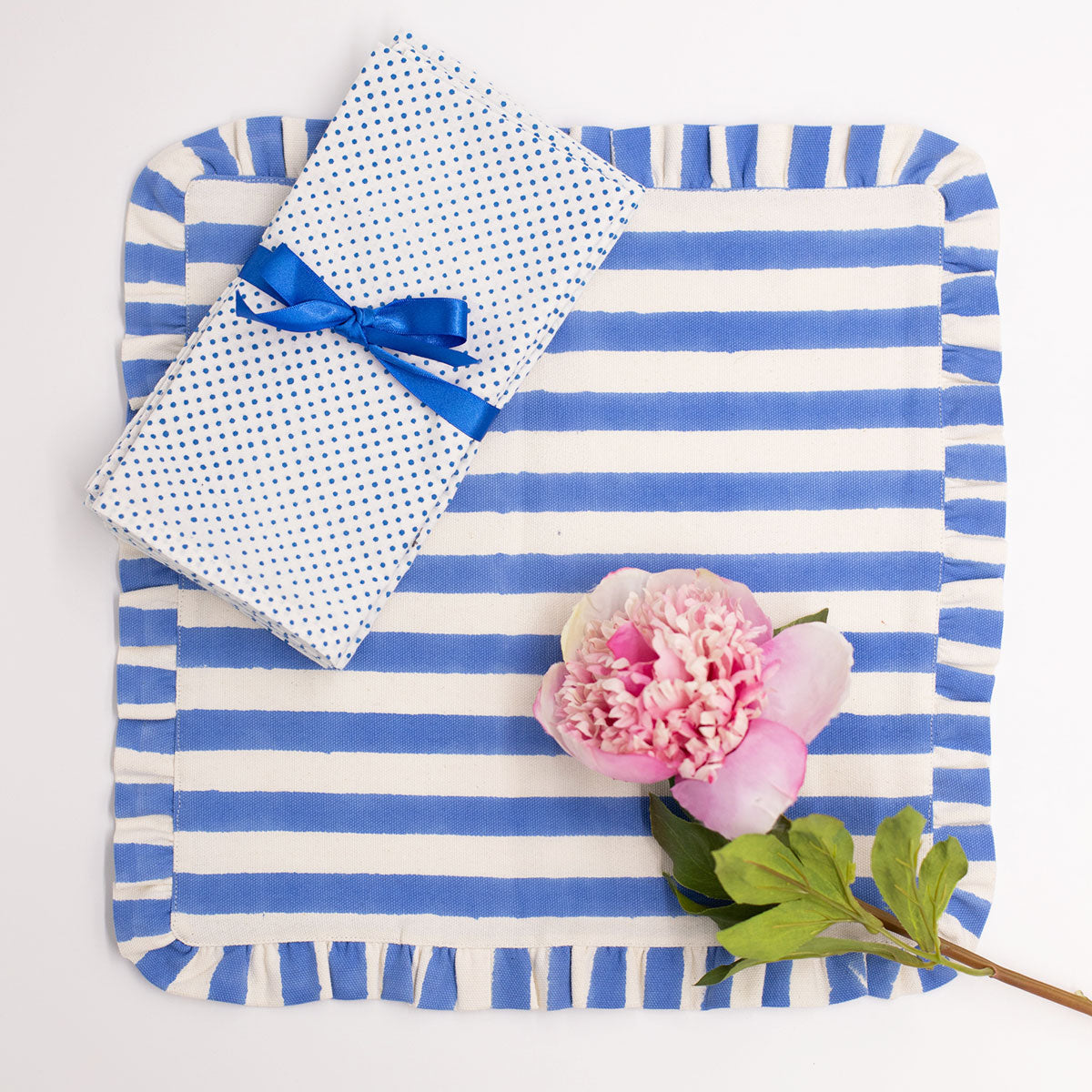 LAPIS Polka Blockprint Napkins