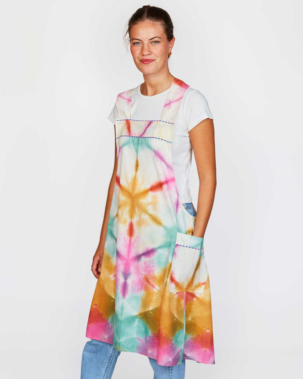 CELESTIA SHIBORI Dyed Artist’s Apron