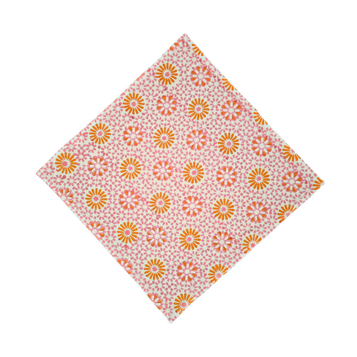 CHAKRA Orchid Blockprint Napkin