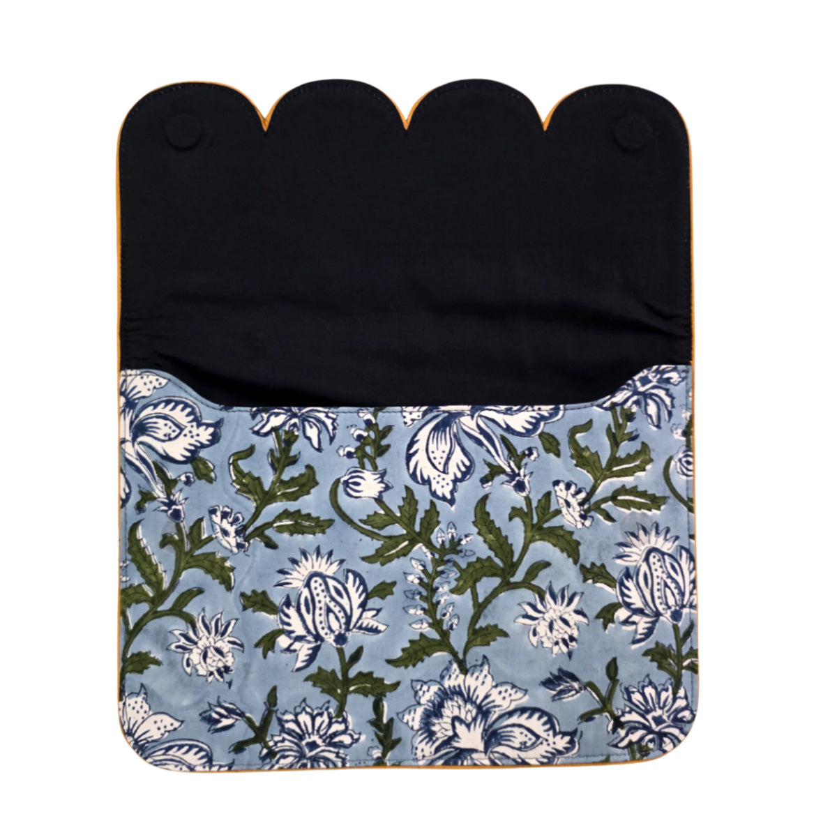 DAKOTA Blockprint Cotton iPad/ Laptop Sleeve