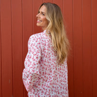 DITSY Pink Blockprint Nightie